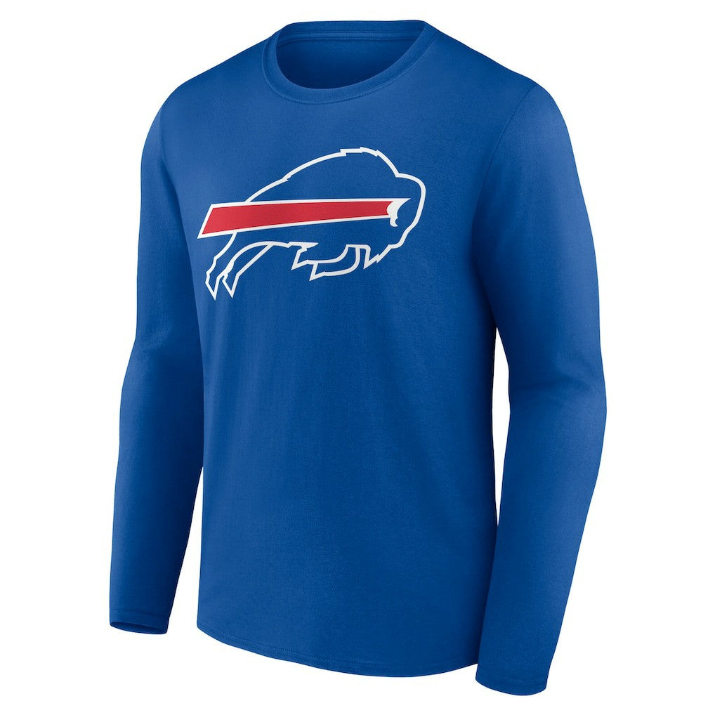 Buffalo Bills Team Authentic Personalized Name & Number Long Sleeve T-Shirt | NFL Discount