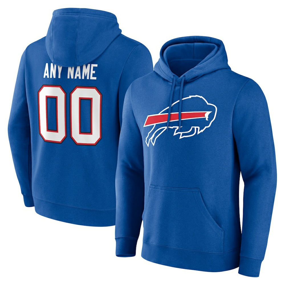 Buffalo Bills Team Authentic Personalized Name & Number Hoodie | NFL Outlet