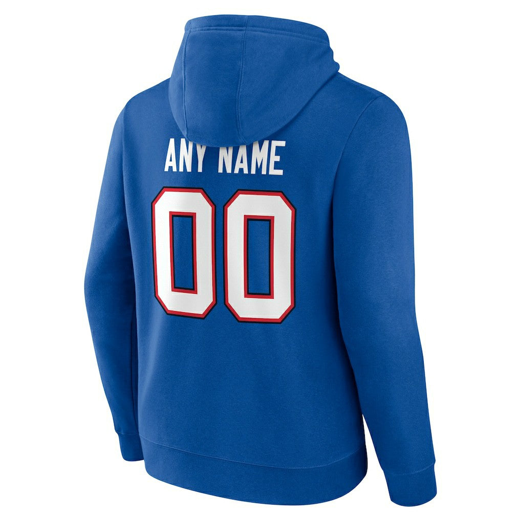 Buffalo Bills Team Authentic Personalized Name & Number Hoodie | NFL Outlet