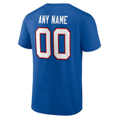 Buffalo Bills Team Authentic Personalized Name & Number T-Shirt | NFL Discount