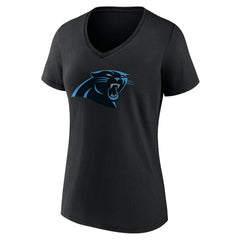 Carolina Panthers Women's Team Authentic Personalized Name & Number V-Neck T-Shirt | NFL Hot