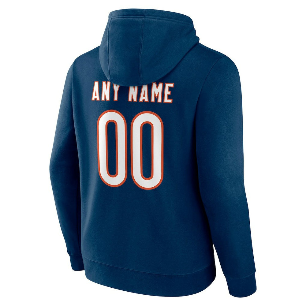 Chicago Bears Team Authentic Personalized Name & Number Hoodie | NFL Online