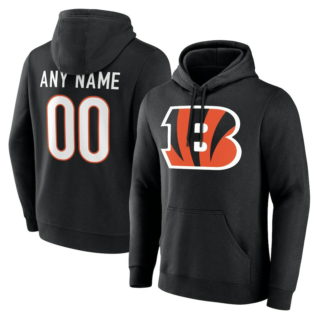 Cincinnati Bengals Team Authentic Personalized Name & Number Hoodie | NFL Online