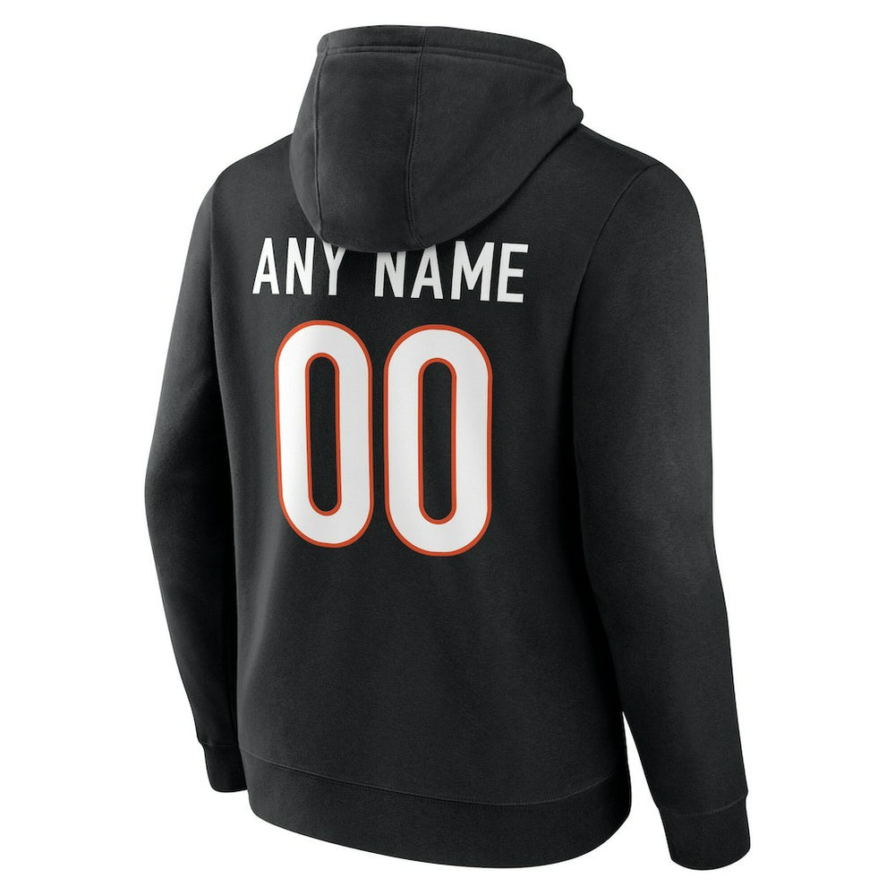 Cincinnati Bengals Team Authentic Personalized Name & Number Hoodie | NFL Online