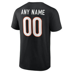 Cincinnati Bengals Team Authentic Personalized Name & Number T-Shirt | NFL US