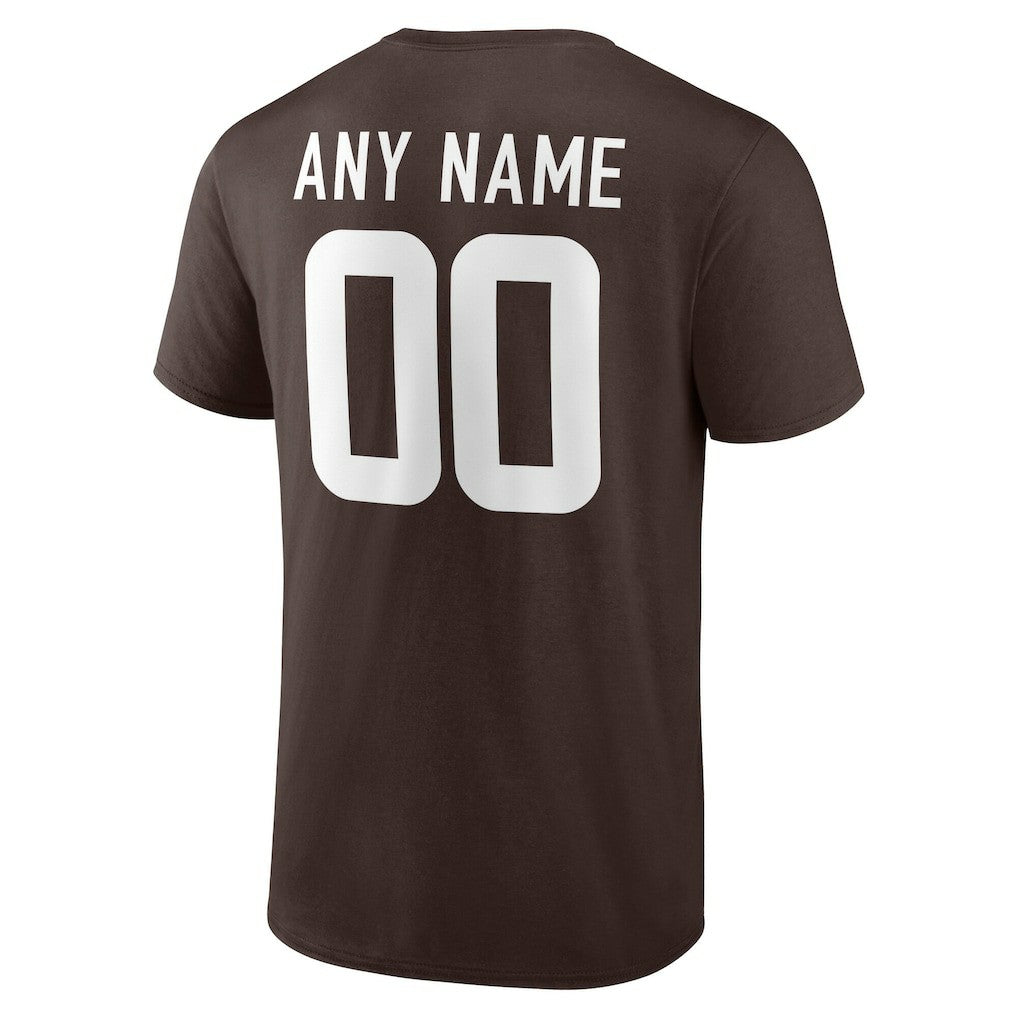 Cleveland Browns Team Authentic Personalized Name & Number T-Shirt | NFL Sale