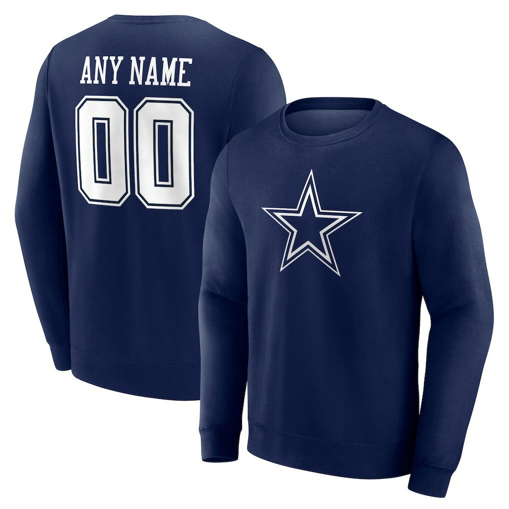 Dallas Cowboys Team Authentic Personalized Name & Number Sweatshirt | NFL Near me