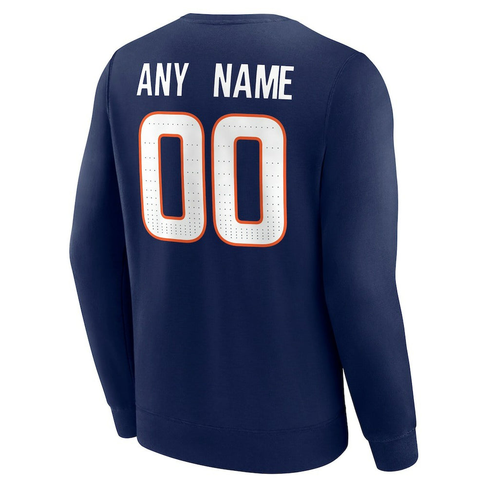 Denver Broncos Team Authentic Personalized Name & Number Sweatshirt | NFL On sale