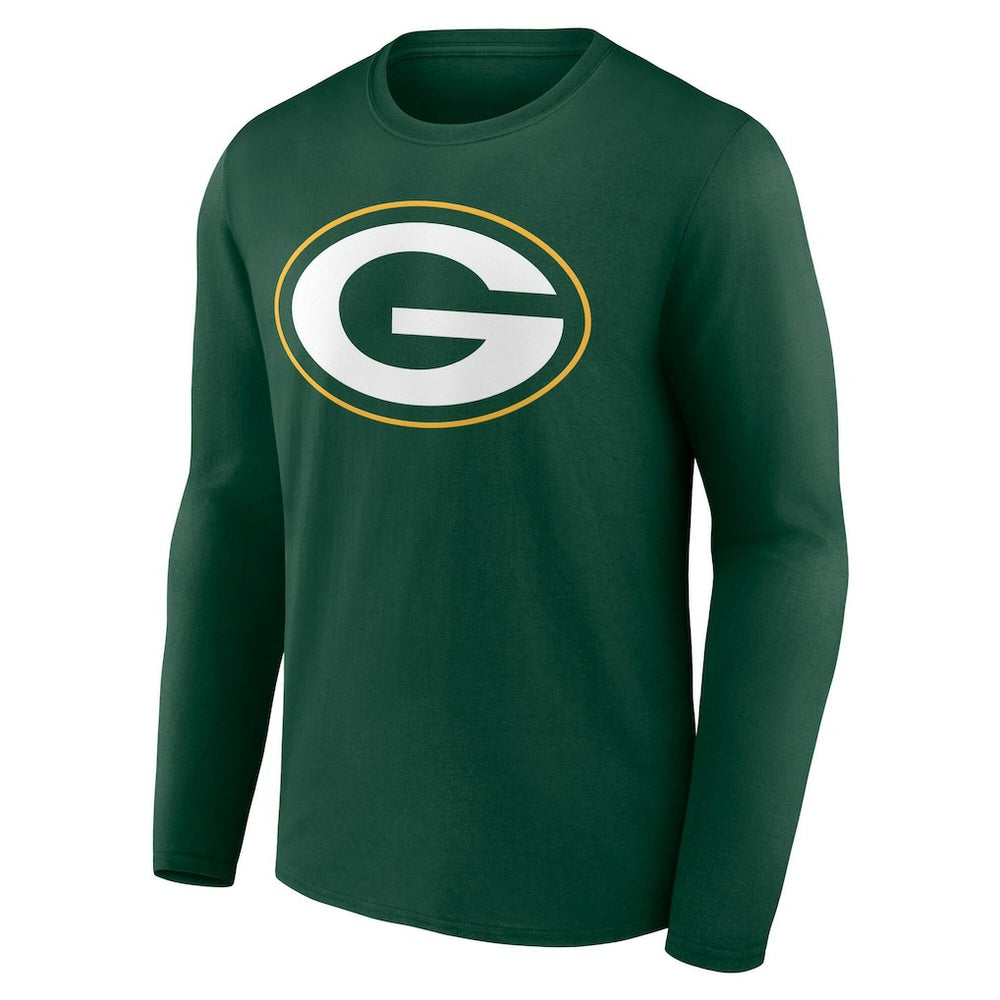 Green Bay Packers Team Authentic Personalized Name & Number Long Sleeve T-Shirt | NFL On sale