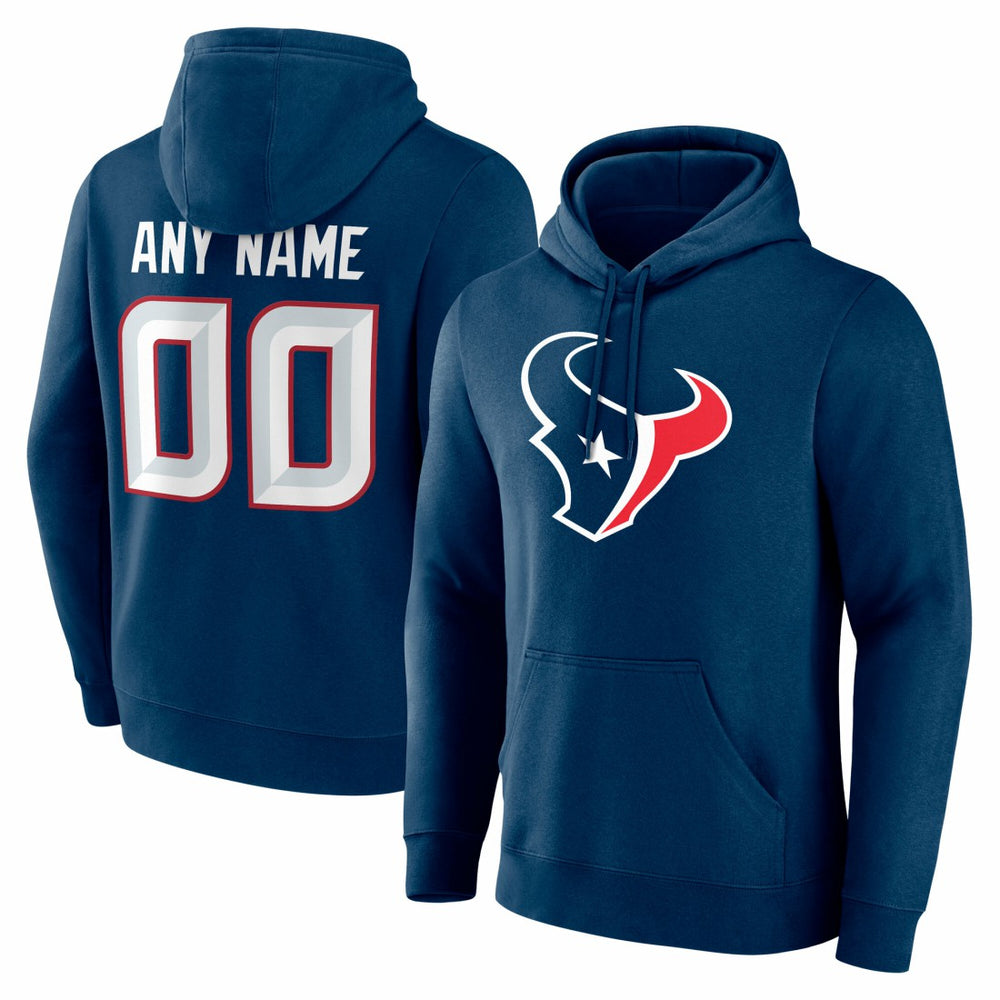 Houston Texans Team Authentic Personalized Name & Number Hoodie | NFL US