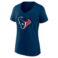Houston Texans Women's Team Authentic Personalized Name & Number V-Neck T-Shirt | NFL Online