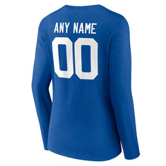 Indianapolis Colts Women's Team Authentic Personalized Name & Number Long Sleeve V-Neck T-Shirt | NFL Hot