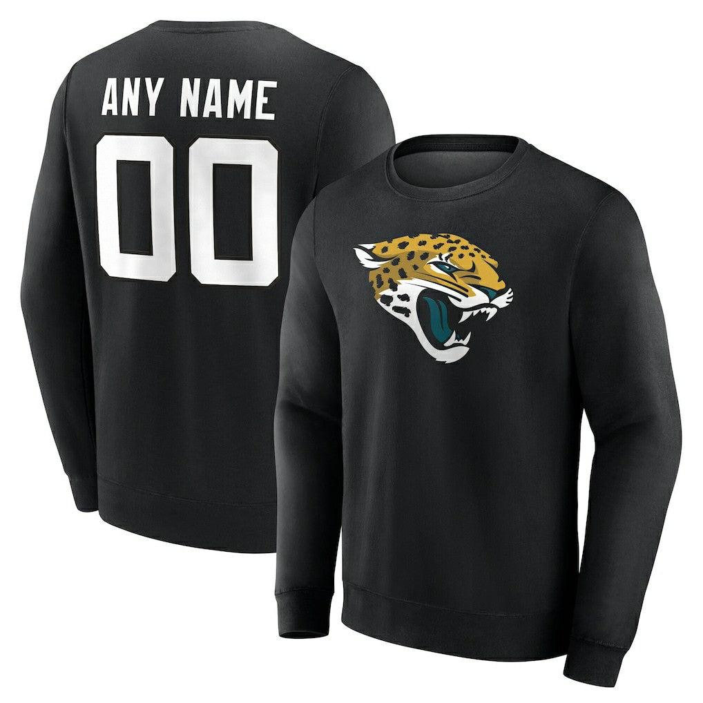 Jacksonville Jaguars Team Authentic Personalized Name & Number Sweatshirt | NFL New