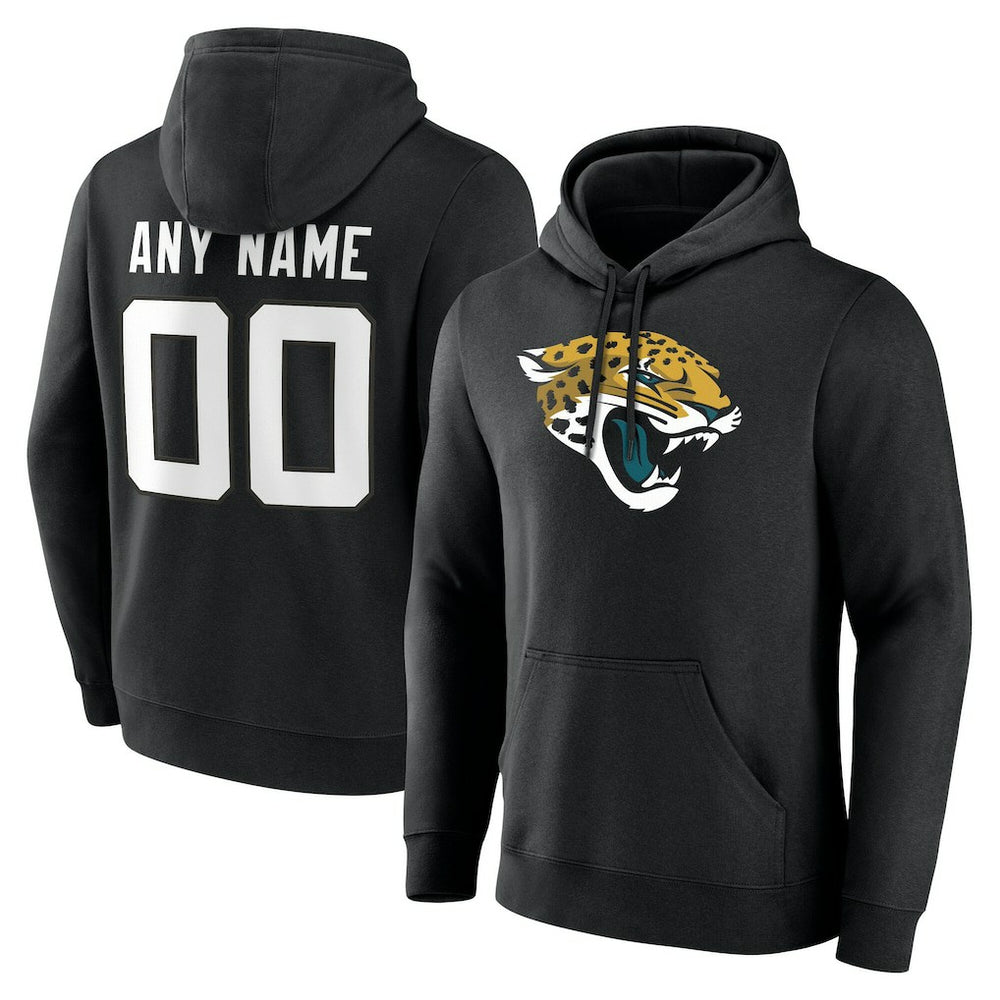 Jacksonville Jaguars Team Authentic Personalized Name & Number Hoodie | NFL Hot