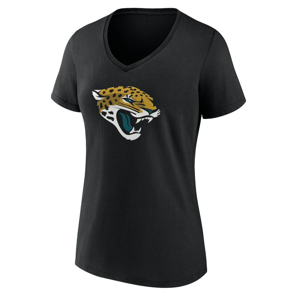 Jacksonville Jaguars Women's Team Authentic Personalized Name & Number V-Neck T-Shirt | NFL Outlet