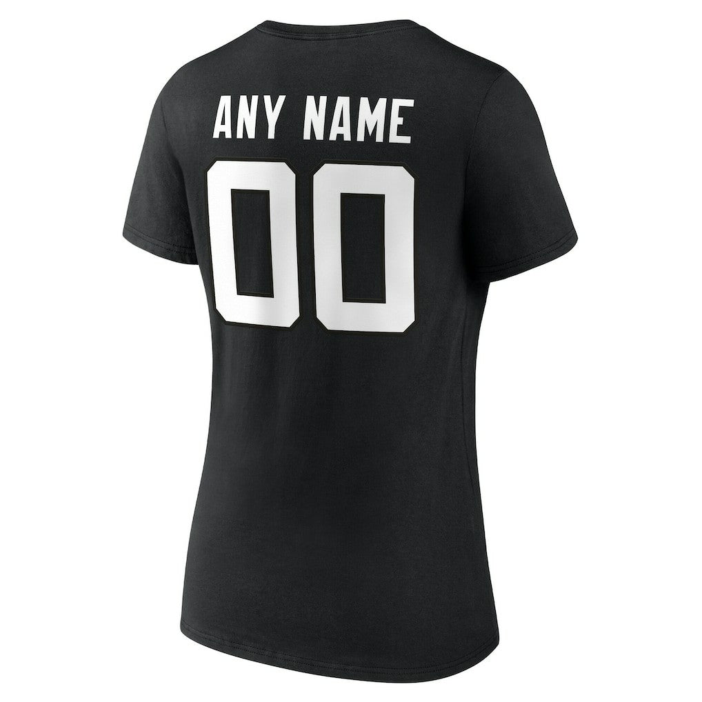 Jacksonville Jaguars Women's Team Authentic Personalized Name & Number V-Neck T-Shirt | NFL Outlet