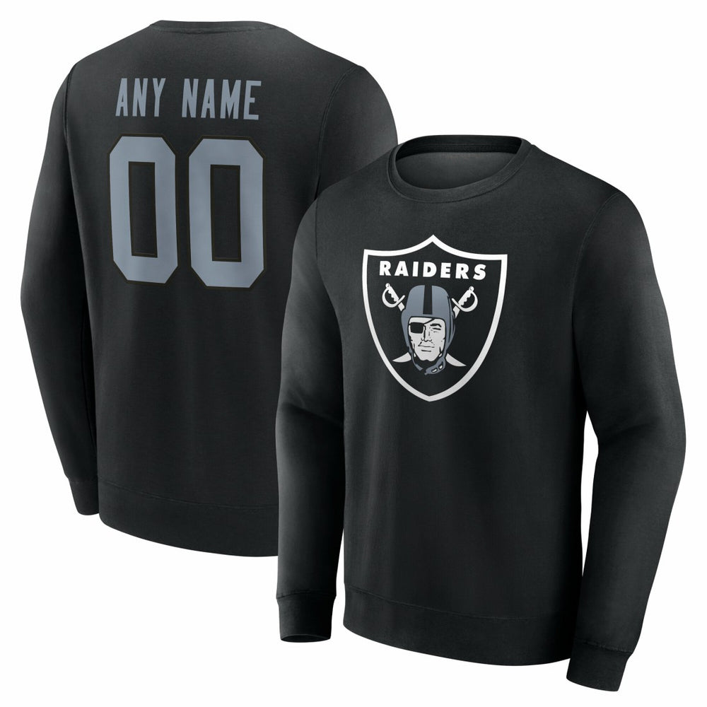 Las Vegas Raiders Team Authentic Personalized Name & Number Sweatshirt | NFL US