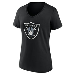 Las Vegas Raiders Women's Team Authentic Personalized Name & Number V-Neck T-Shirt | NFL Discount