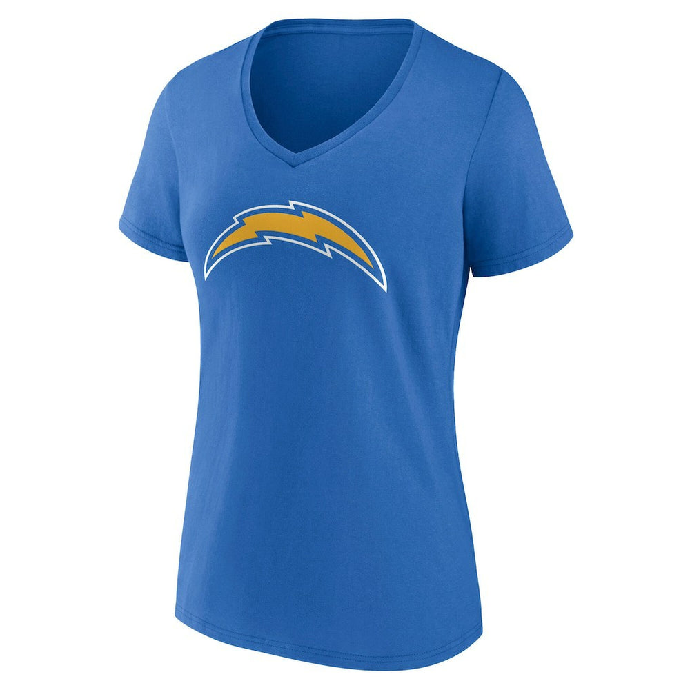 Los Angeles Chargers Women's Team Authentic Personalized Name & Number V-Neck T-Shirt | NFL Near me