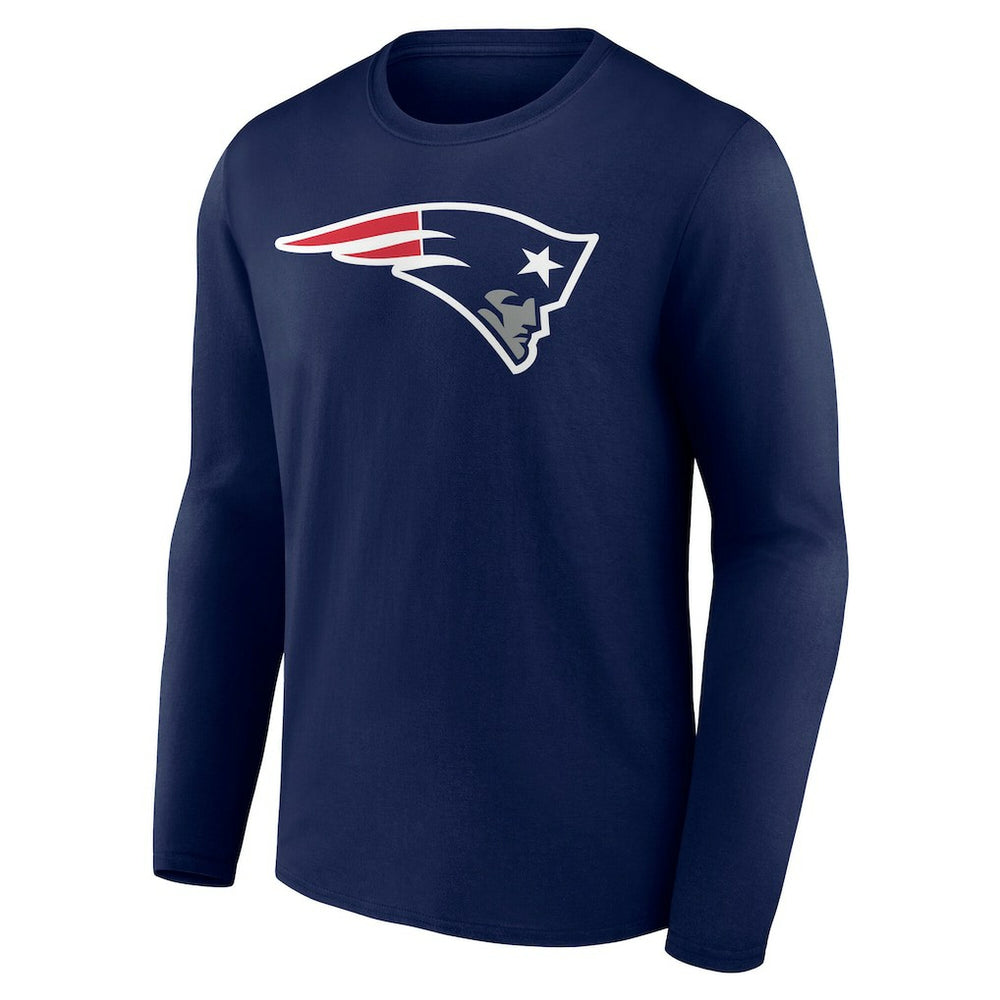 New England Patriots Team Authentic Personalized Name & Number Long Sleeve T-Shirt | NFL US
