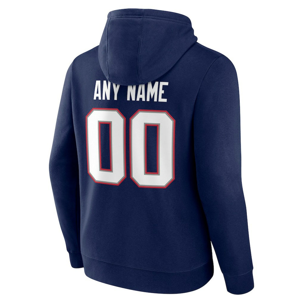 New England Patriots Team Authentic Personalized Name & Number Hoodie | NFL Near me
