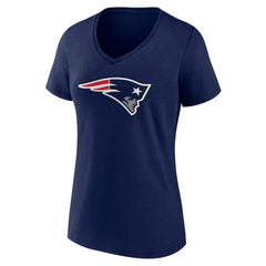 New England Patriots Women's Team Authentic Personalized Name & Number V-Neck T-Shirt | NFL On sale