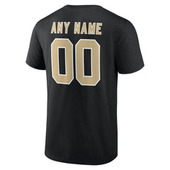 New Orleans Saints Team Authentic Personalized Name & Number T-Shirt | NFL US