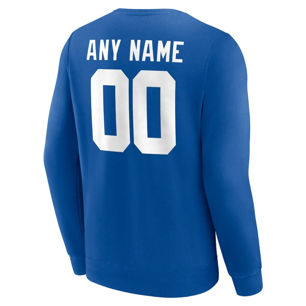 New York Giants Team Authentic Personalized Name & Number Sweatshirt | NFL Discount