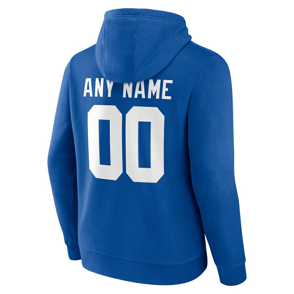 New York Giants Team Authentic Personalized Name & Number Hoodie | NFL Hot