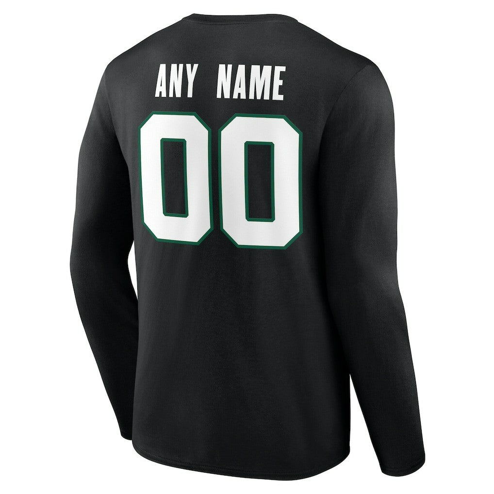 New York Jets Team Authentic Personalized Name & Number Long Sleeve T-Shirt | NFL Online