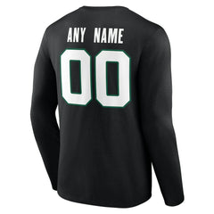 New York Jets Team Authentic Personalized Name & Number Long Sleeve T-Shirt | NFL Online