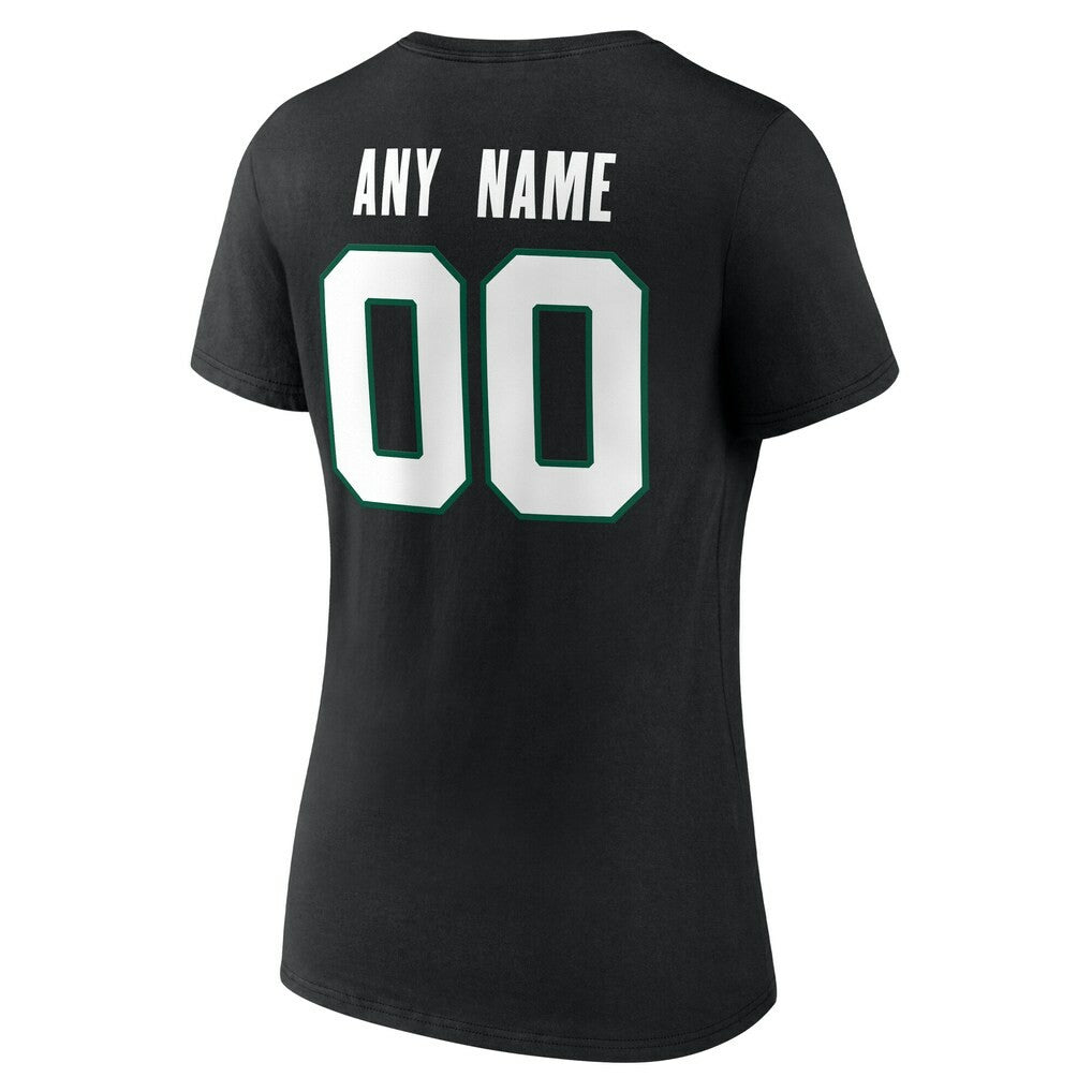 New York Jets Women's Team Authentic Personalized Name & Number V-Neck T-Shirt | NFL Near me