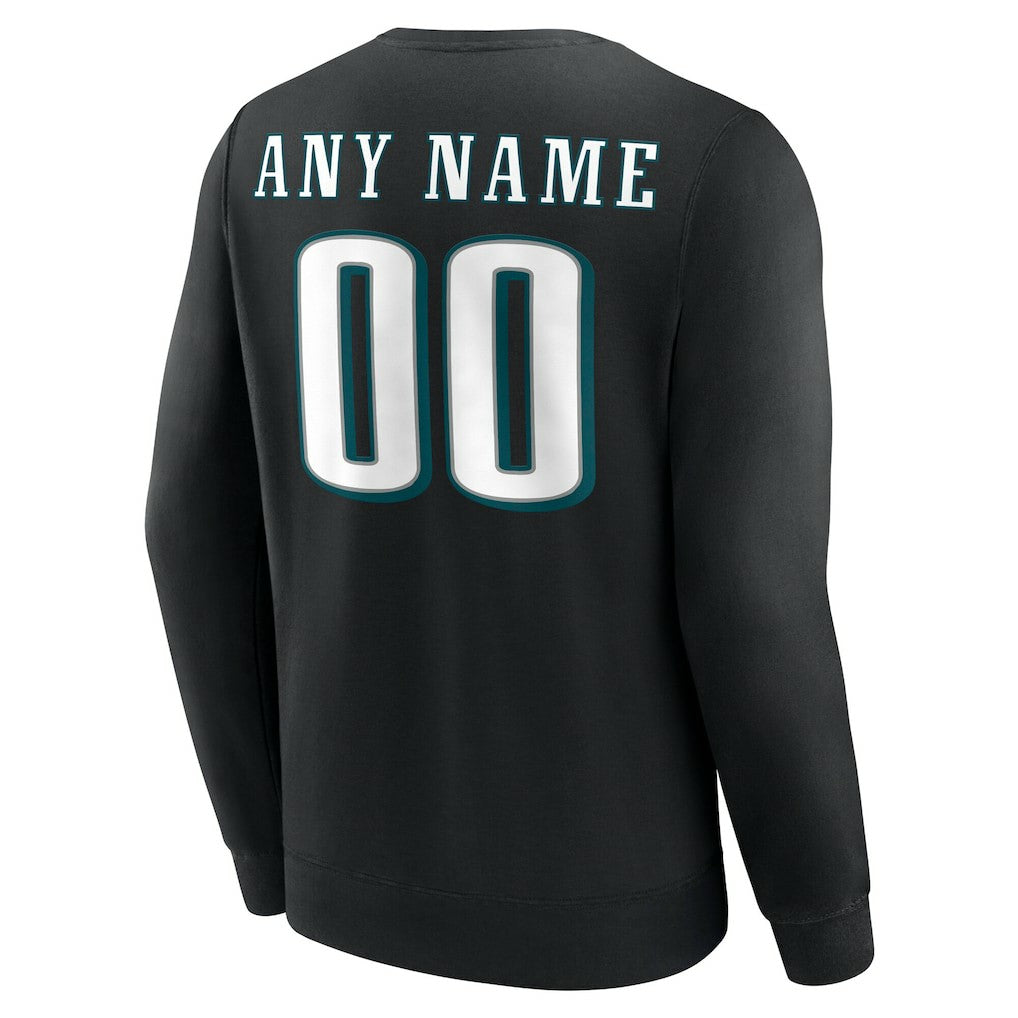 Philadelphia Eagles Team Authentic Personalized Name & Number Sweatshirt | NFL New