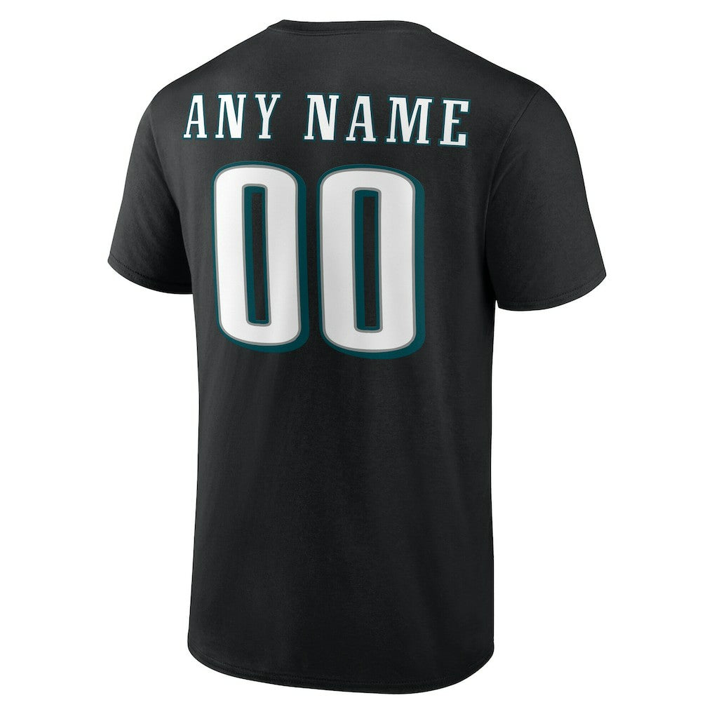 Philadelphia Eagles Team Authentic Personalized Name & Number T-Shirt | NFL New