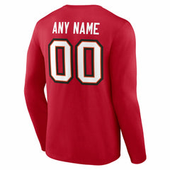 Tampa Bay Buccaneers Team Authentic Personalized Name & Number Long Sleeve T-Shirt | NFL Online