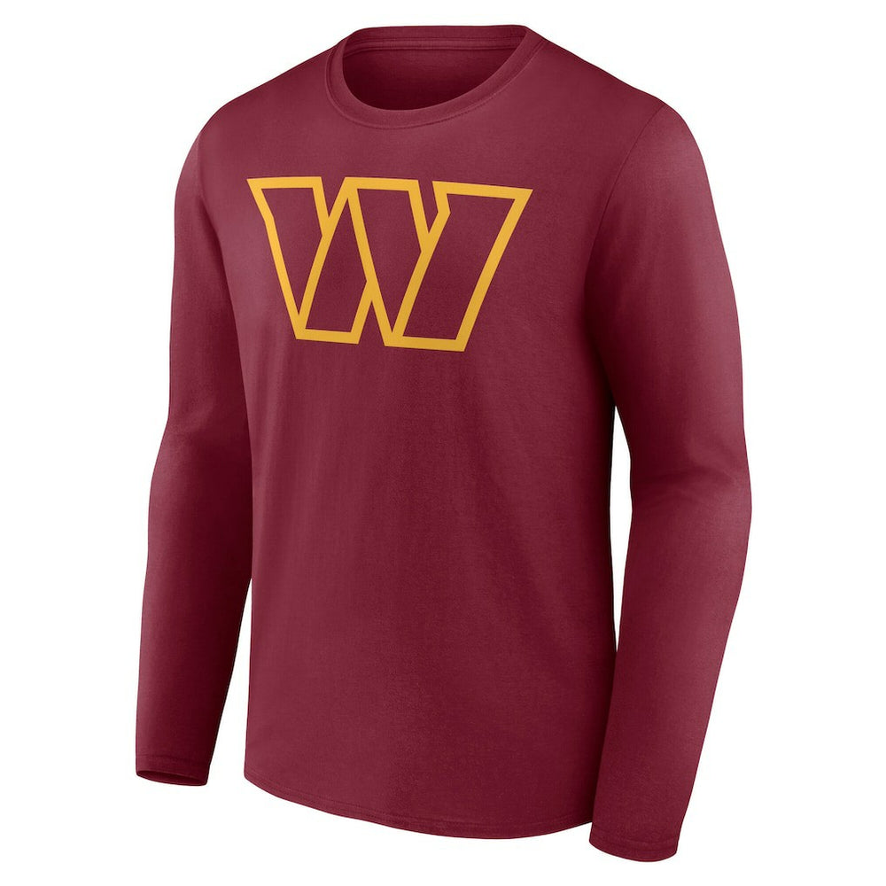 Washington Commanders Team Authentic Personalized Name & Number Long Sleeve T-Shirt | NFL US