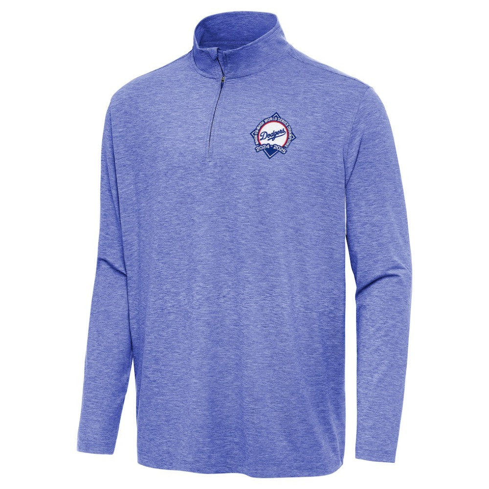 Los Angeles Dodgers Antigua Back-to-Back World Series Champions Hunk Quarter-Zip Pullover - MLB Pullover