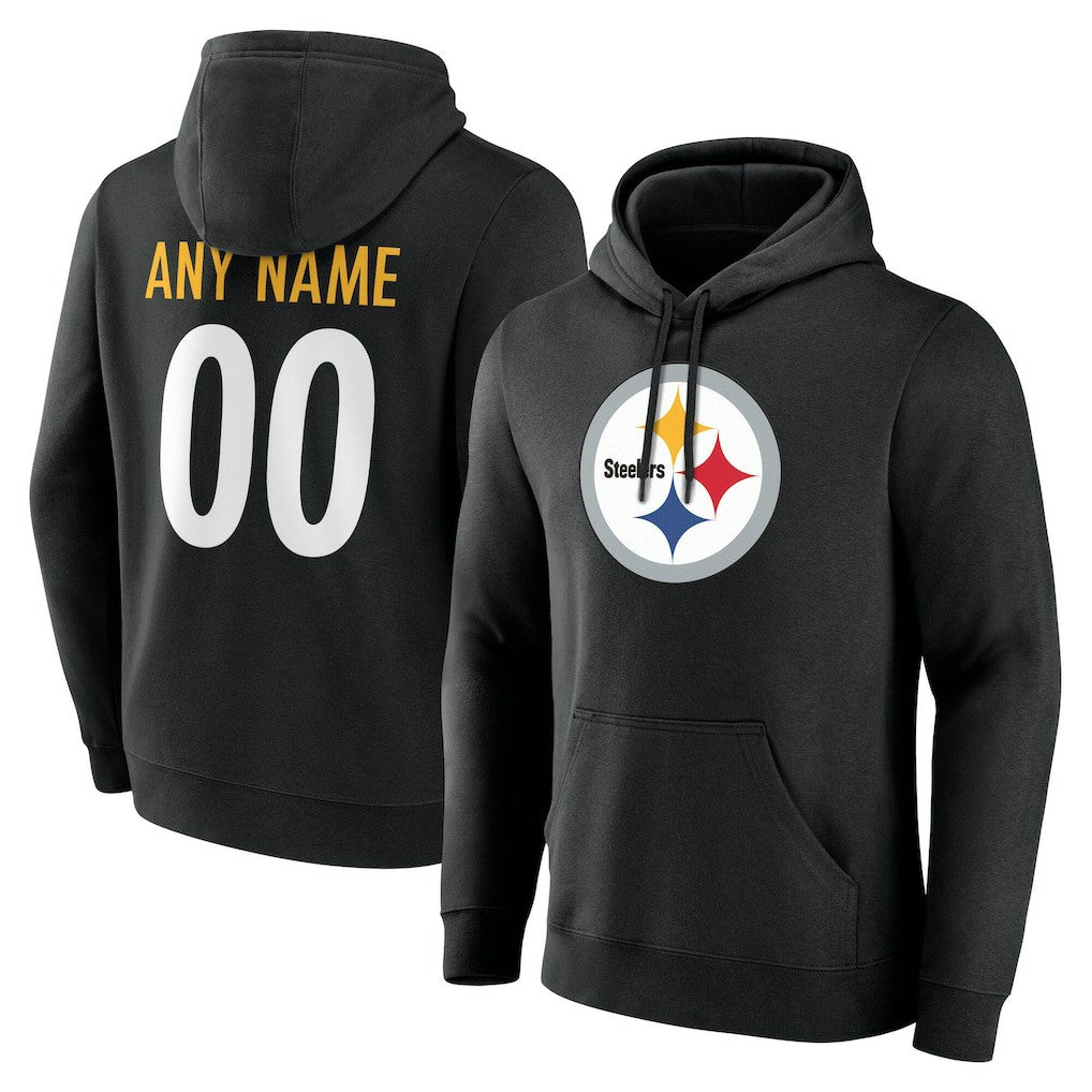 Pittsburgh Steelers Big & Tall Team Authentic Custom Hoodie | NFL On sale