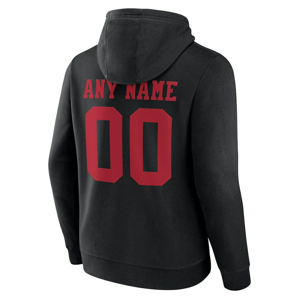 San Francisco 49ers Big & Tall Team Authentic Custom Hoodie | NFL US