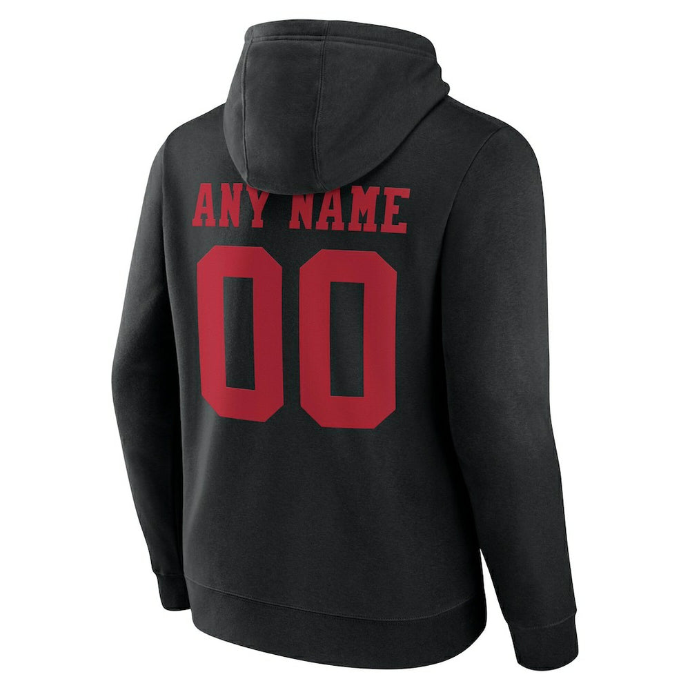 San Francisco 49ers Big & Tall Team Authentic Custom Hoodie | NFL US