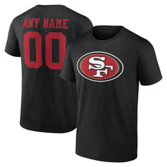 San Francisco 49ers Big & Tall Team Authentic Custom T-Shirt | NFL Discount