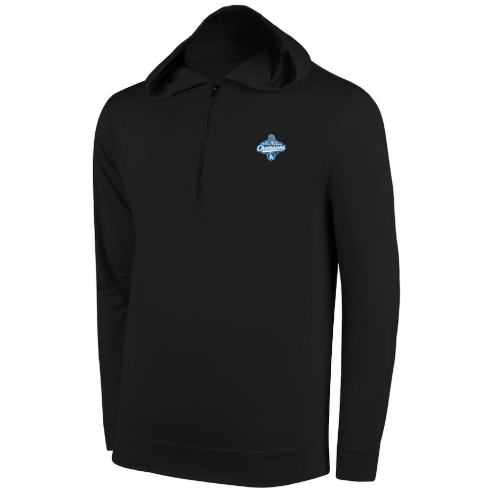Los Angeles Dodgers 2025 World Series Champions Seabreeze Half-Zip Hoodie - MLB Hoodies