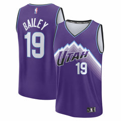 Purple Ace Bailey Utah Jazz Fast Break Replica Jersey | NBA
