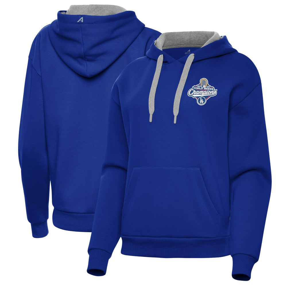Los Angeles Dodgers Antigua Women's 2025 World Series Champions Victory Hoodie - MLB Hoodies