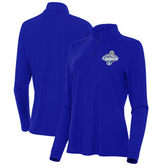 Los Angeles Dodgers Antigua Women's 2025 World Series Champions Intent Quarter-Zip Pullover - MLB Pullover