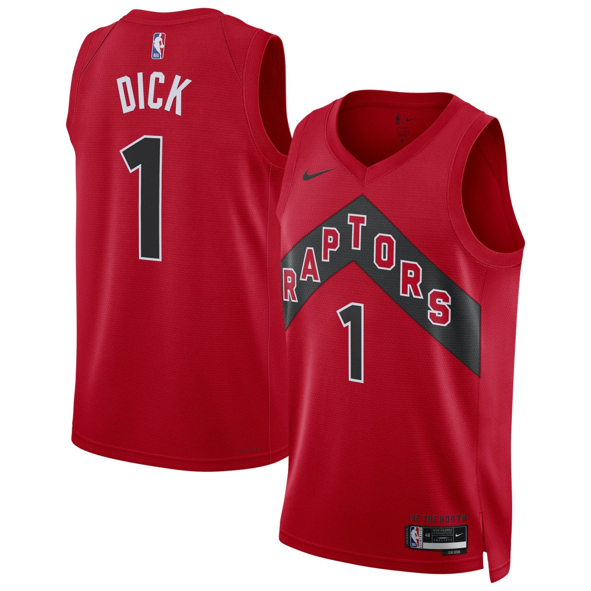 Red Gradey Dick Toronto Raptors Unisex Swingman Player Jersey | NBA