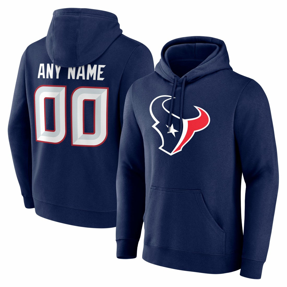 Houston Texans Big & Tall Team Authentic Custom Hoodie | NFL New