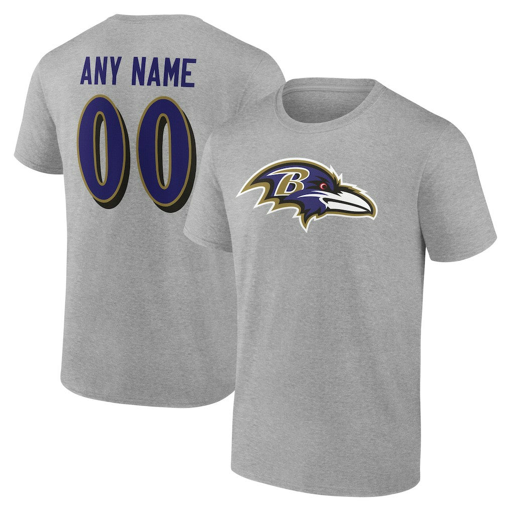 Baltimore Ravens Big & Tall Team Authentic Custom T-Shirt | NFL Near me