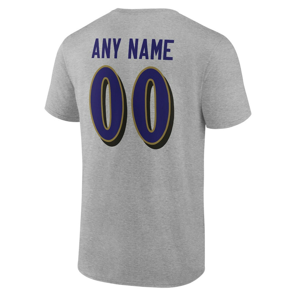 Baltimore Ravens Big & Tall Team Authentic Custom T-Shirt | NFL Near me