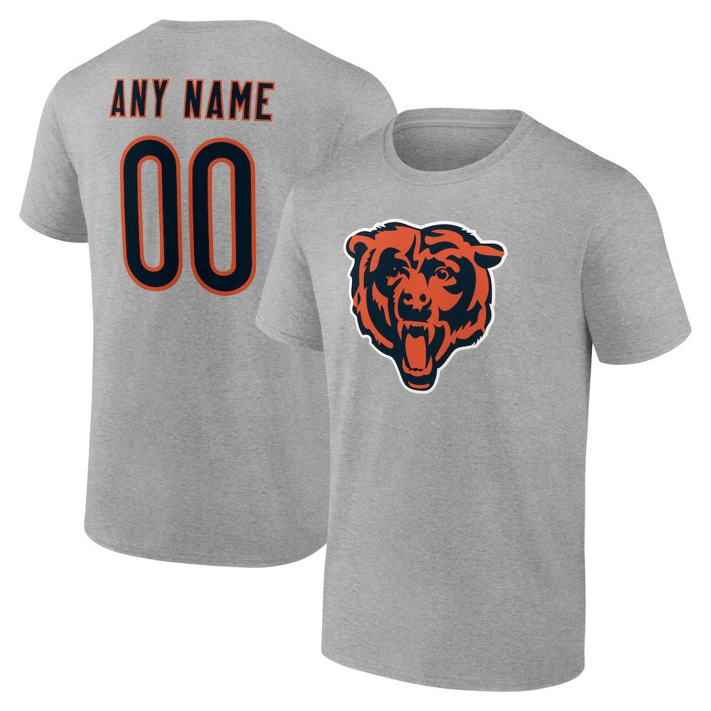 Chicago Bears Big & Tall Team Authentic Custom T-Shirt | NFL Hot